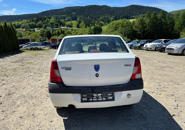 Dacia Logan cena 6900 przebieg: 240000, rok produkcji 2008 z Ryglice małe 67